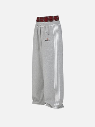 Bonera | Stijlvolle Grijze Joggingbroek met Dubbele Tailleband