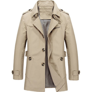 Jens | Herentrenchcoat – Klassiek, stijlvol en veelzijdig beige 4XL