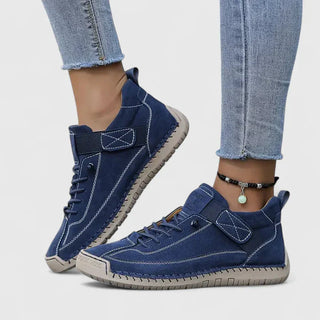 Jessica | Casual Sneakers met Veters Blauw