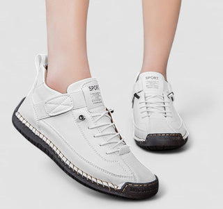 Jessica | Casual Sneakers met Veters Wit