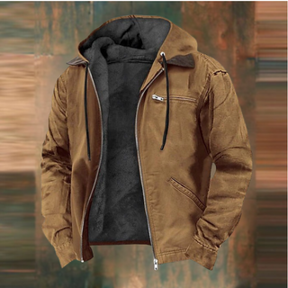 Josef | Stijlvolle & warme hoodie bruin