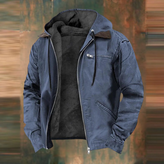 Josef | Stijlvolle & warme hoodie blauw