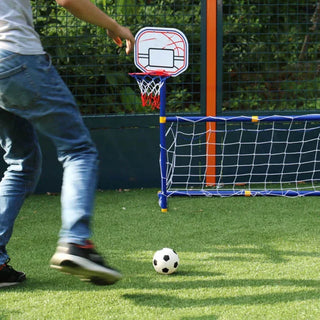 2-in-1 voetbaldoel en basketbalring - Goalhoop