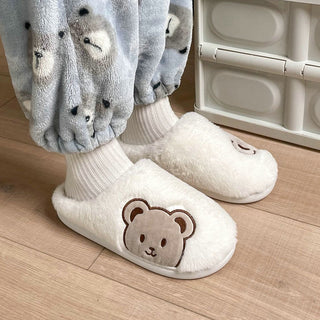 Baty | Herfst- en winterpantoffels met kattenmotief, comfortabel en schattig