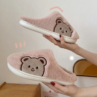 Baty | Herfst- en winterpantoffels met kattenmotief, comfortabel en schattig