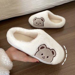 Baty | Herfst- en winterpantoffels met kattenmotief, comfortabel en schattig