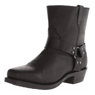Mathias | Western Leren Cowboylaarzen Zwart