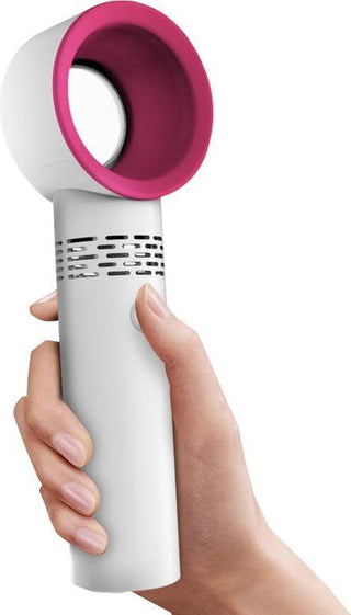 Draagbare mini-ventilator - oplaadbaar - handventilator Wit
