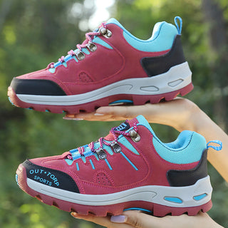 Heren Stijlvolle Wandelschoenen Veterschoenen Gripvaste Zool