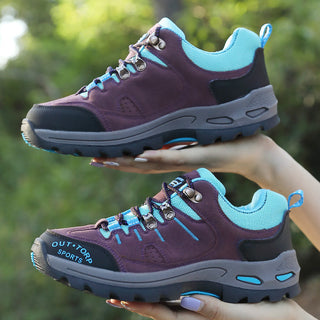 Heren Stijlvolle Wandelschoenen Veterschoenen Gripvaste Zool