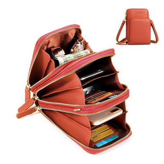 Rina | Design leren handtasje voor je telefoon