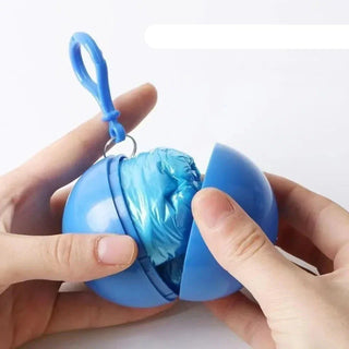 Draagbare mini regenponcho voor de winter | Sleutelhanger met haakje - Ufrugtbar