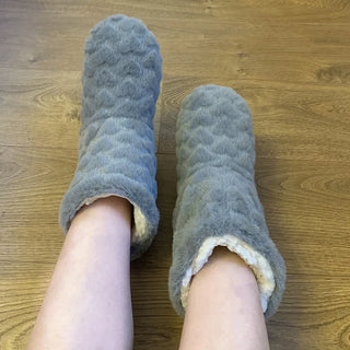Bary | Hoge teddy pantoffels, warm en zacht