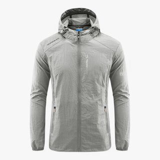 Mason - Comfortabele Wind- en Waterdichte Jas Lichtgrijs