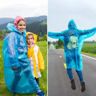Draagbare mini regenponcho voor de winter | Sleutelhanger met haakje - Ufrugtbar