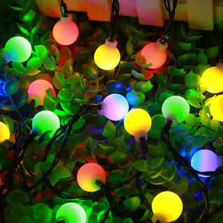 Zonne Energie Aangedreven Lichtenketting Voor Buiten