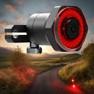 Fietsachterlicht met automatische start/stop remfunctie - Baglygte