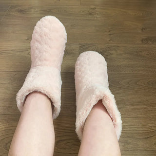 Bary | Hoge teddy pantoffels, warm en zacht