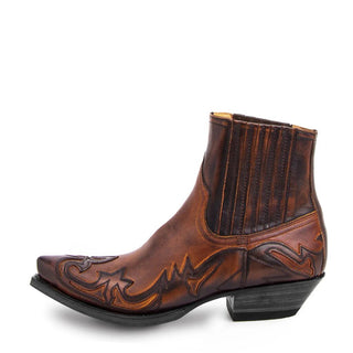 Sven | Leren Cowboylaarzen Bruin