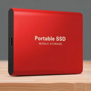 Draagbare 4K Video Externe SSD voor Filmmakers - Snelle Opslag tot 30TB, 1050MB/s Rood