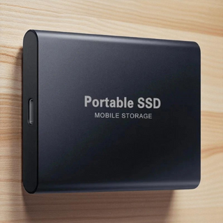 Draagbare 4K Video Externe SSD voor Filmmakers - Snelle Opslag tot 30TB, 1050MB/s Zwart