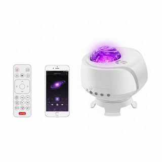 Bluetooth Galaxy projector - stijlvolle sterrenprojector voor magische beelden Wit