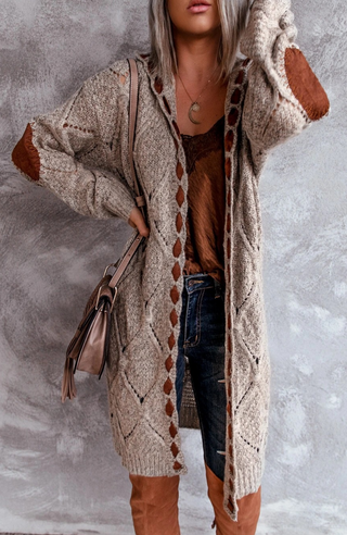 Stijlvol Lang Dames Vest - Comfy met Capuchon