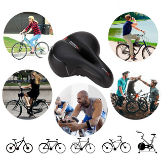 Ridden | Comfortabel fietszadel - extra zacht, inclusief reflector
