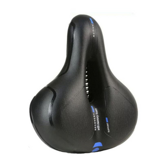 Ridden | Comfortabel fietszadel - extra zacht, inclusief reflector Blauw