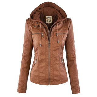 Waterdichte damesjas met capuchon, waterafstotend, lichtgewicht khaki