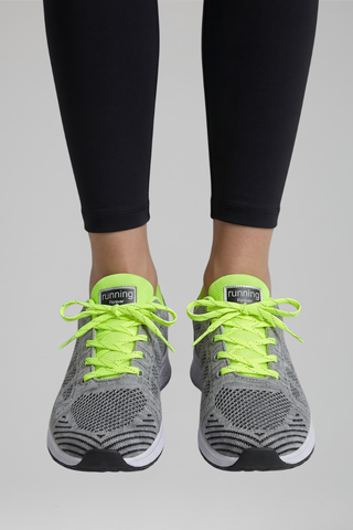 Dames Wandelschoenen met Vetersluiting voor de Hele Dag Comfort Grijs Groen