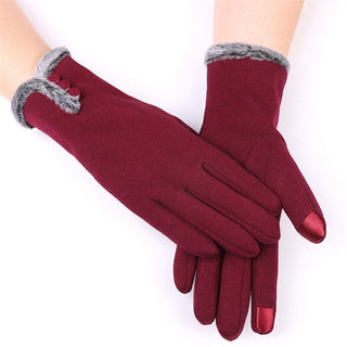 Carline | Handschoenen met touchscreen, stijlvol en warm Rood A