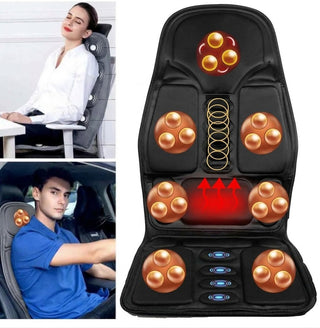 Premium massagestoel met verwarmd rug- en nekkussen