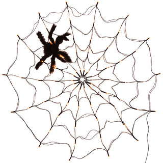 Halloween decoratieve LED-verlichting met spinnenweb