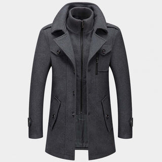 Benjamin Lange Winterjas Heren Grijs
