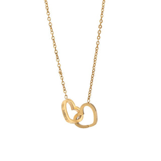 Eternal Rose Box met gegraveerde ketting en kunstroos - Isabel