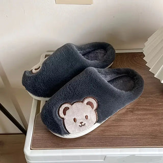 Baty | Herfst- en winterpantoffels met kattenmotief, comfortabel en schattig Solbær