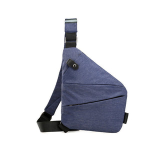 Anti-Diefstal Schoudertas - TravelSafe Linkshandig Marineblauw