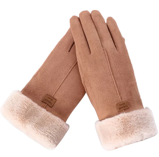 Harrie | Suède handschoenen, warm en modieus Bruin