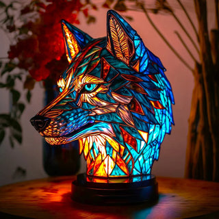Moderne Kunstlamp - LumiAura Wolf 15CM