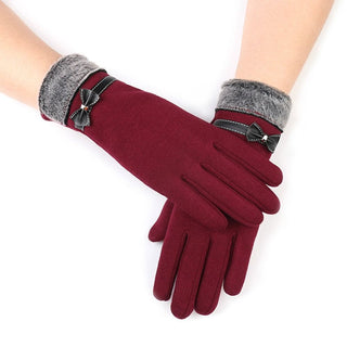 Carline | Handschoenen met touchscreen, stijlvol en warm Rood B