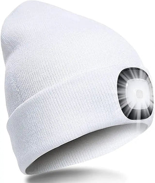 Warme LED-muts met verlichting - Bry Wit
