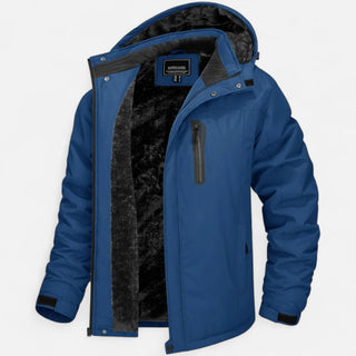 Ancienne Monde | Heren Winterparka Waterdicht met Fleece Voering Donkerblauw