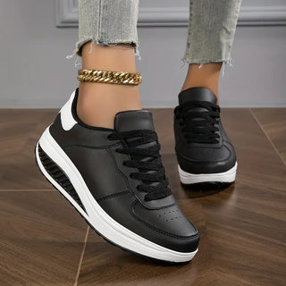 Nova Orthopedische Schoenen voor Dames | Air Cushion Sneakers Zwart