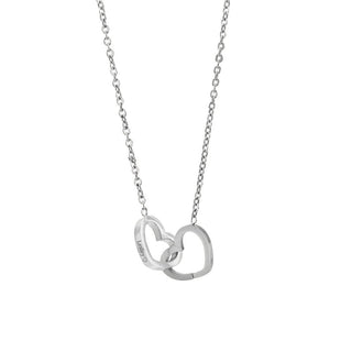 Eternal Rose Box met gegraveerde ketting en kunstroos - Isabel