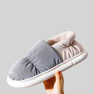 Denna | Luxe pantoffels voor extra comfort, zacht en warm Grijs