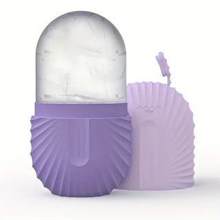 Ice-Face roller voor de huid Paars
