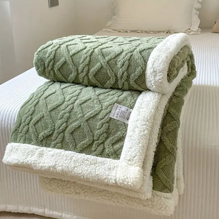 CosyCover | Ultrazacht pluizig dekentje Matcha