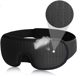 Dreampro | UltraComfort 3D-slaapmasker voor perfecte duisternis Zwart