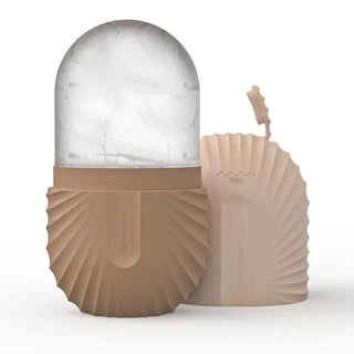 Ice-Face roller voor de huid Kaki